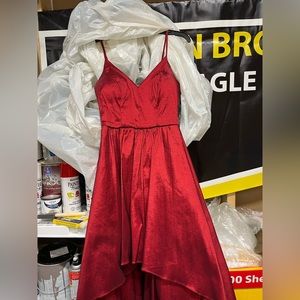 Red, high low B. Smart Hoco dress